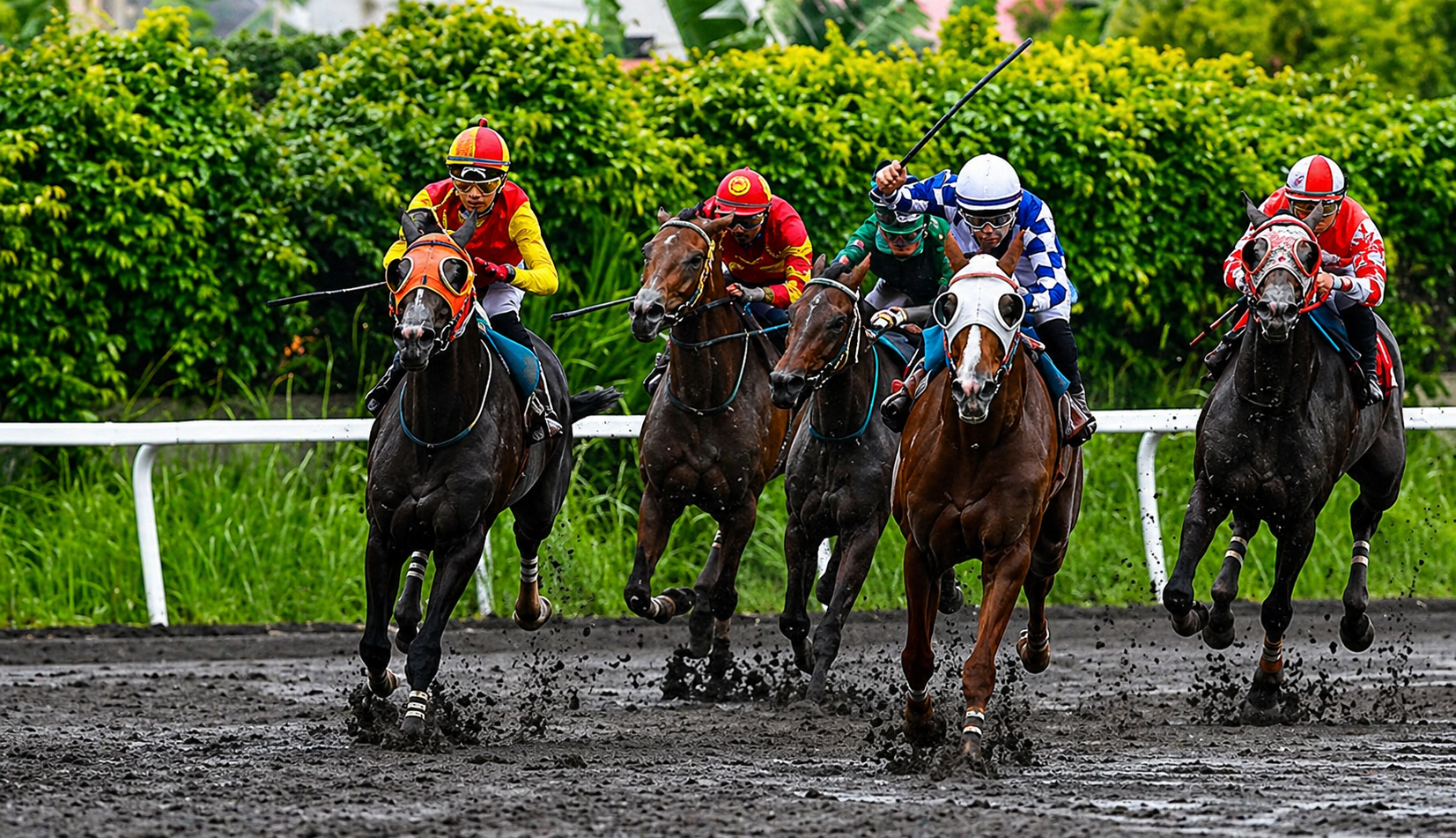 MetroTurf race day scene